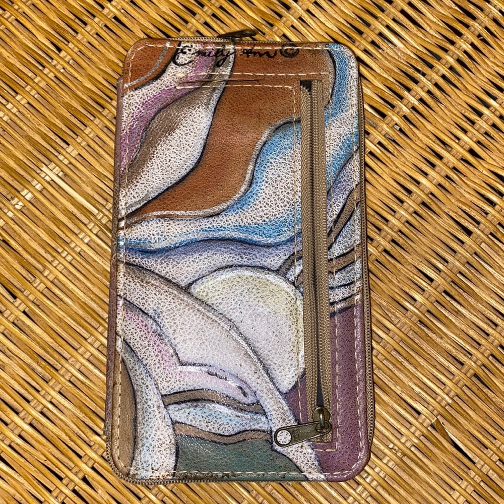 Emily Ann painted wallet